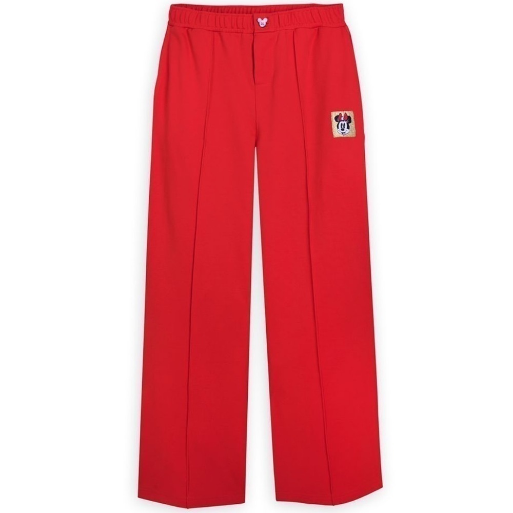 Disney Store Minnie Mouse Ponte Pants Red Orange Large R